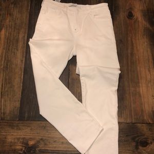 J BRAND white pants.